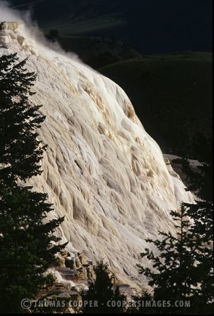 Mammoth Hot Springs\nYellowstone National Park, Wyoming